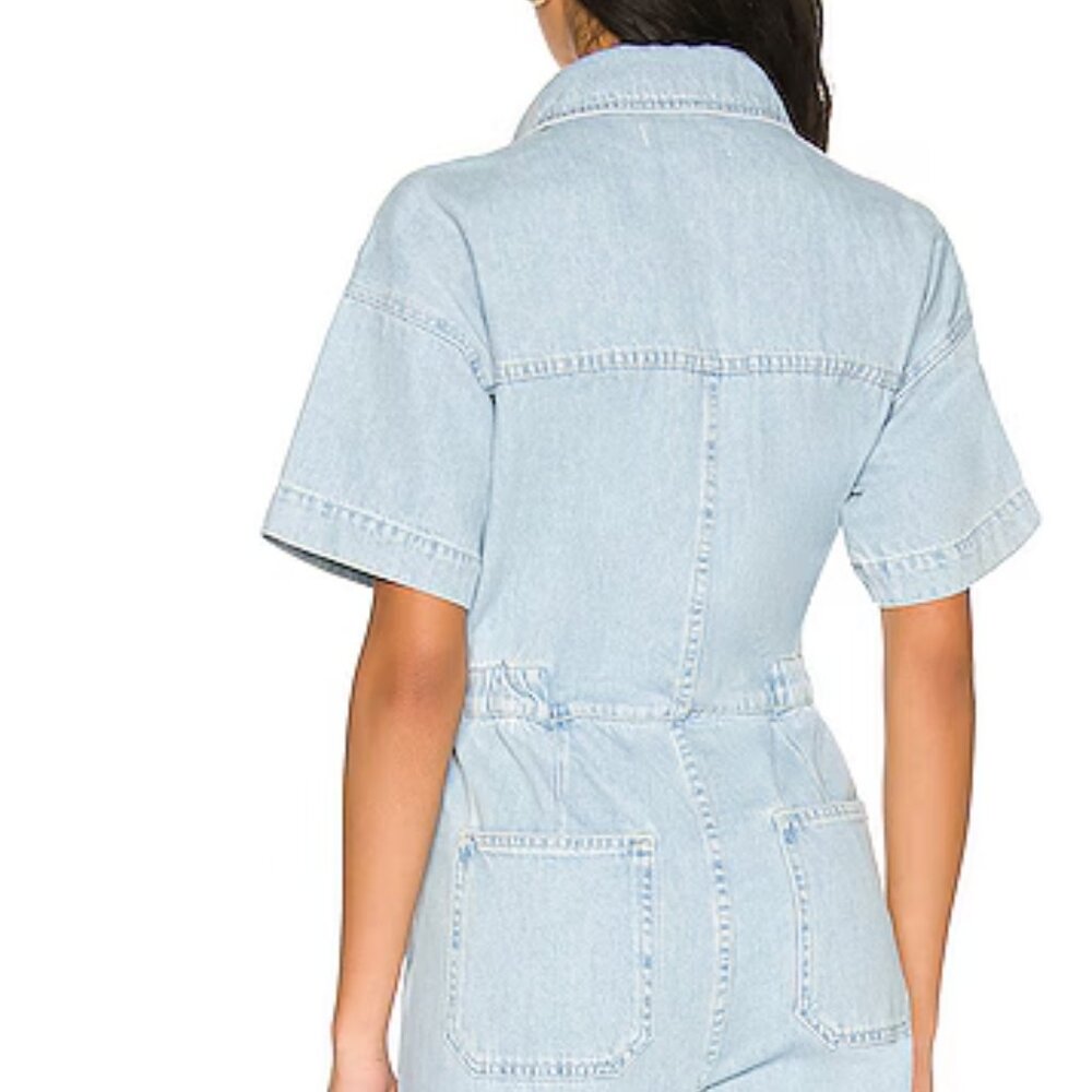 Free People We the free Marci Denim Jumpsuit EUC - Picture 3 of 3